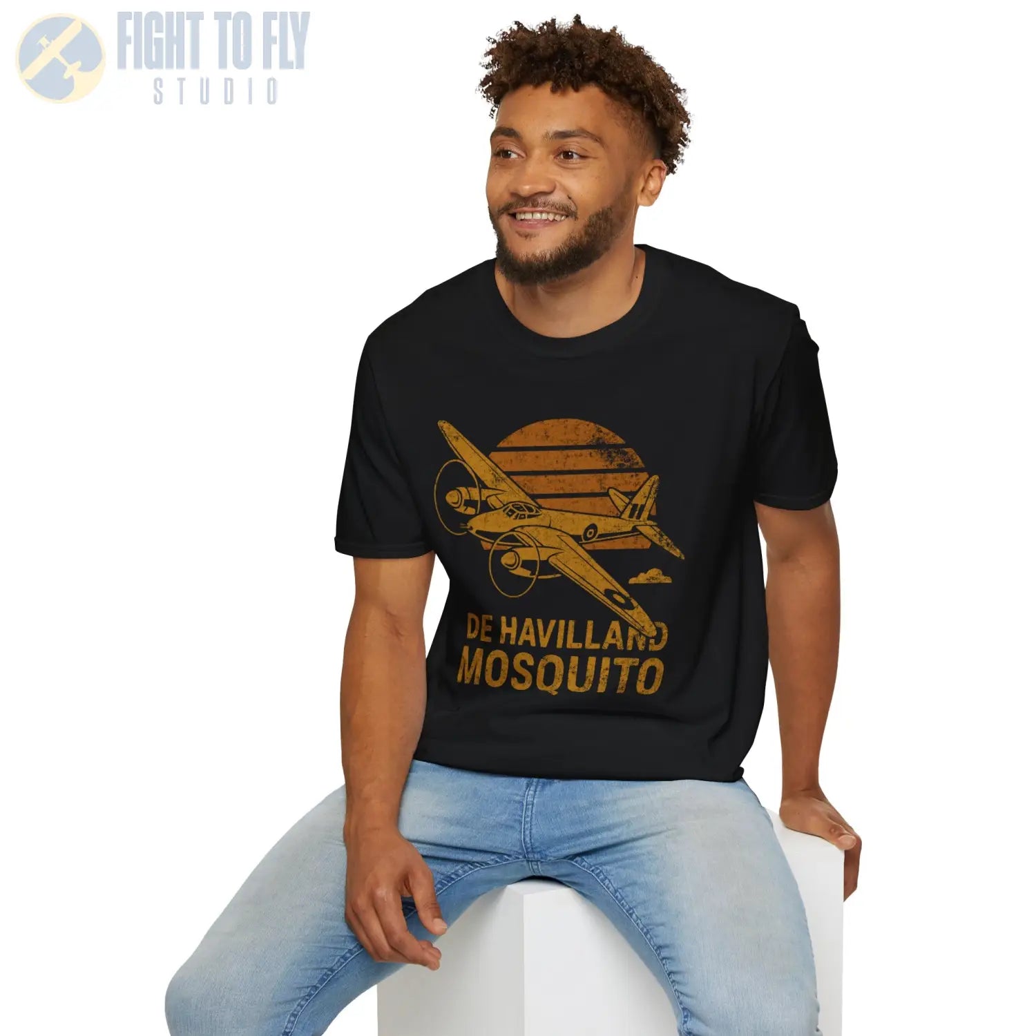 De Havilland Mosquito “Retro Heritage” WWII T-Shirt - Pilot gifts - warbird t-shirt