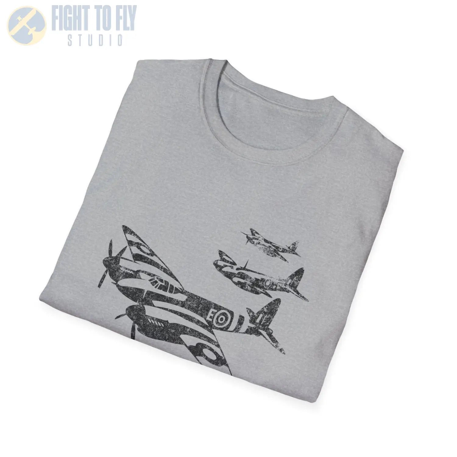 De Havilland Mosquito “Triple Formation” WWII T-Shirt - Pilot gifts - warbird t-shirt