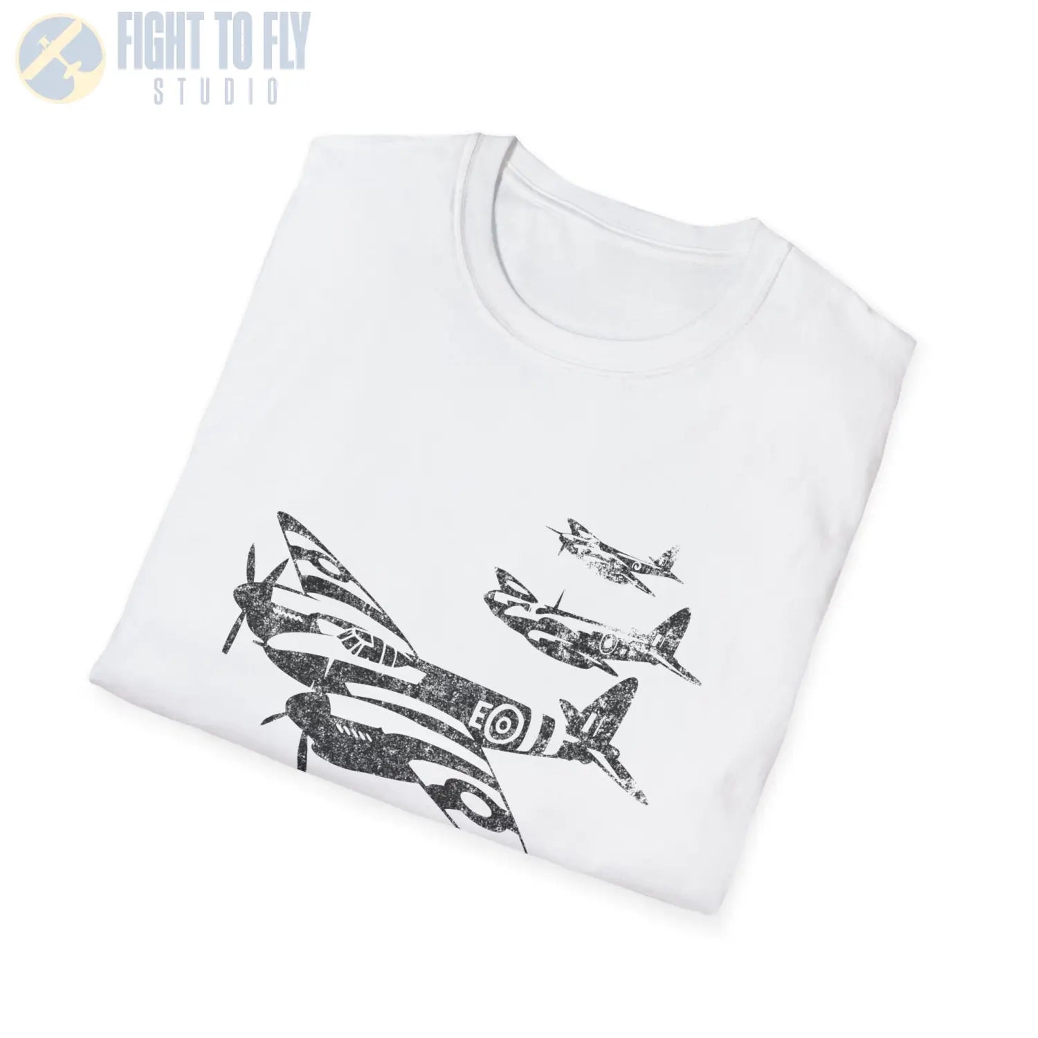 De Havilland Mosquito “Triple Formation” WWII T-Shirt - Pilot gifts - warbird t-shirt