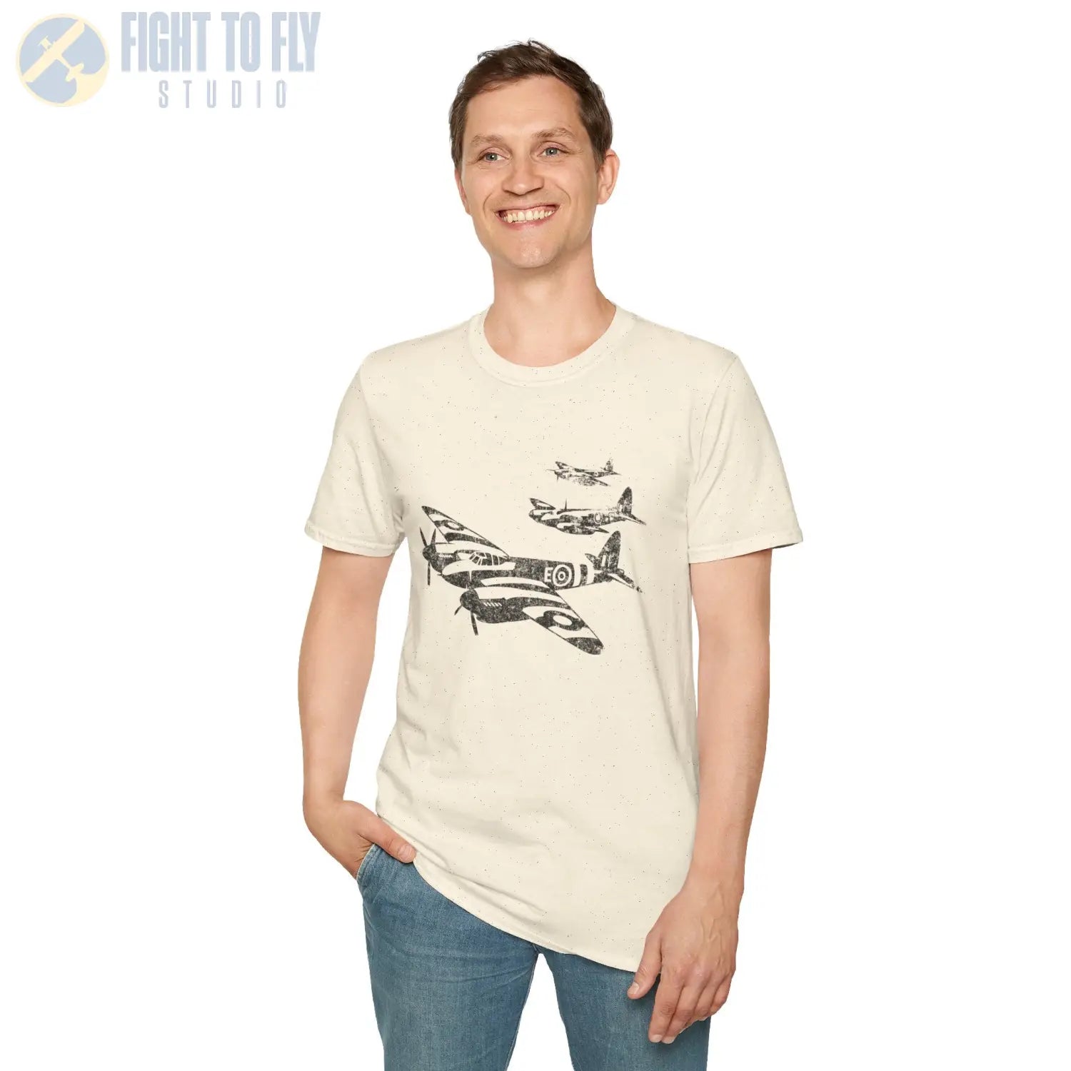 De Havilland Mosquito “Triple Formation” WWII T-Shirt - Pilot gifts - warbird t-shirt