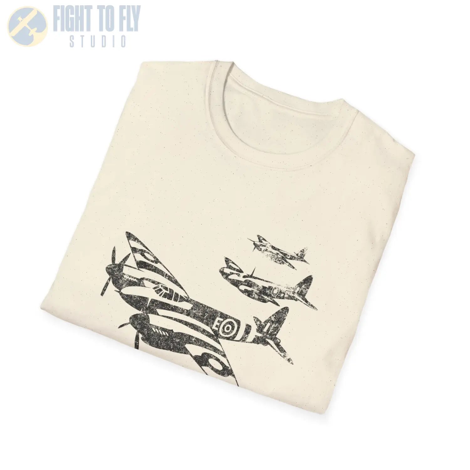 De Havilland Mosquito “Triple Formation” WWII T-Shirt - Pilot gifts - warbird t-shirt