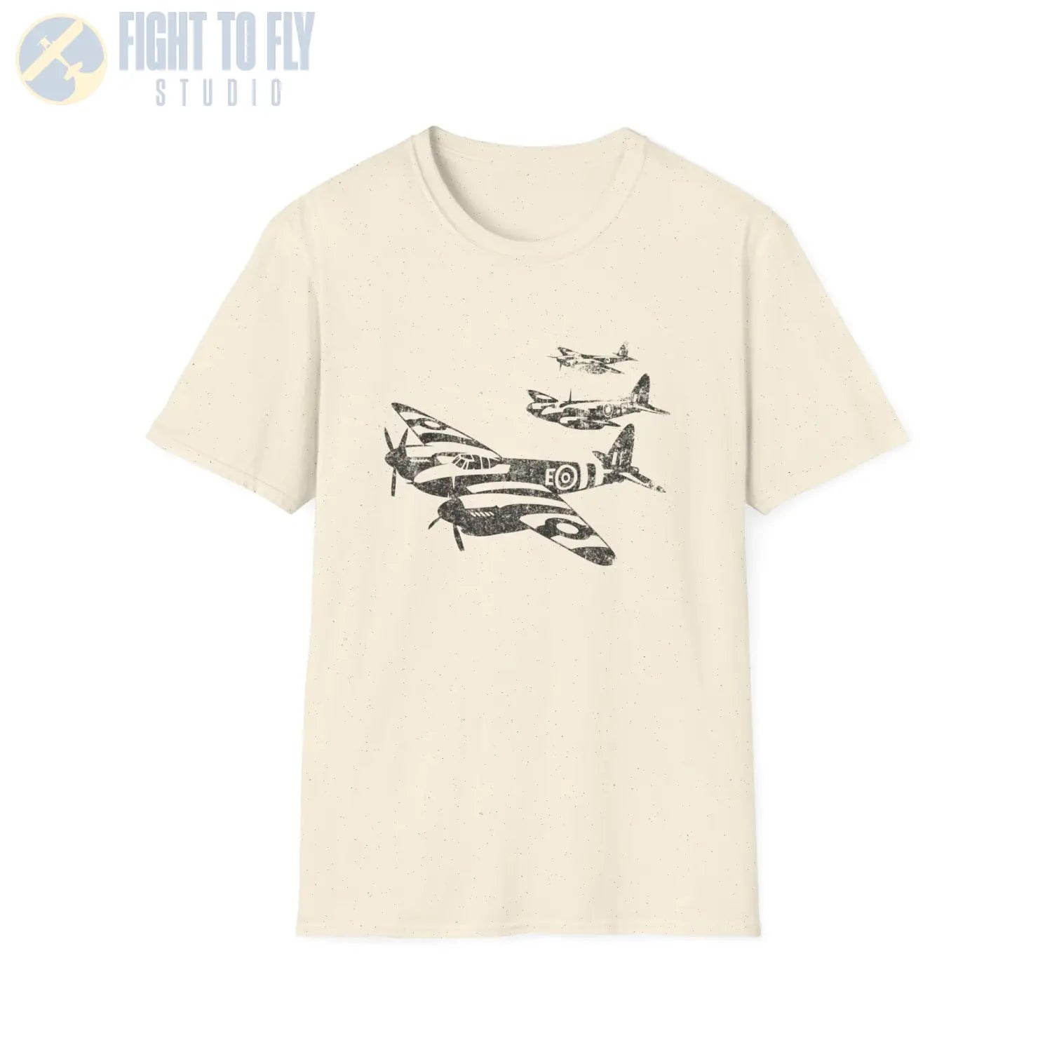 De Havilland Mosquito “Triple Formation” WWII T-Shirt - Pilot gifts - warbird t-shirt