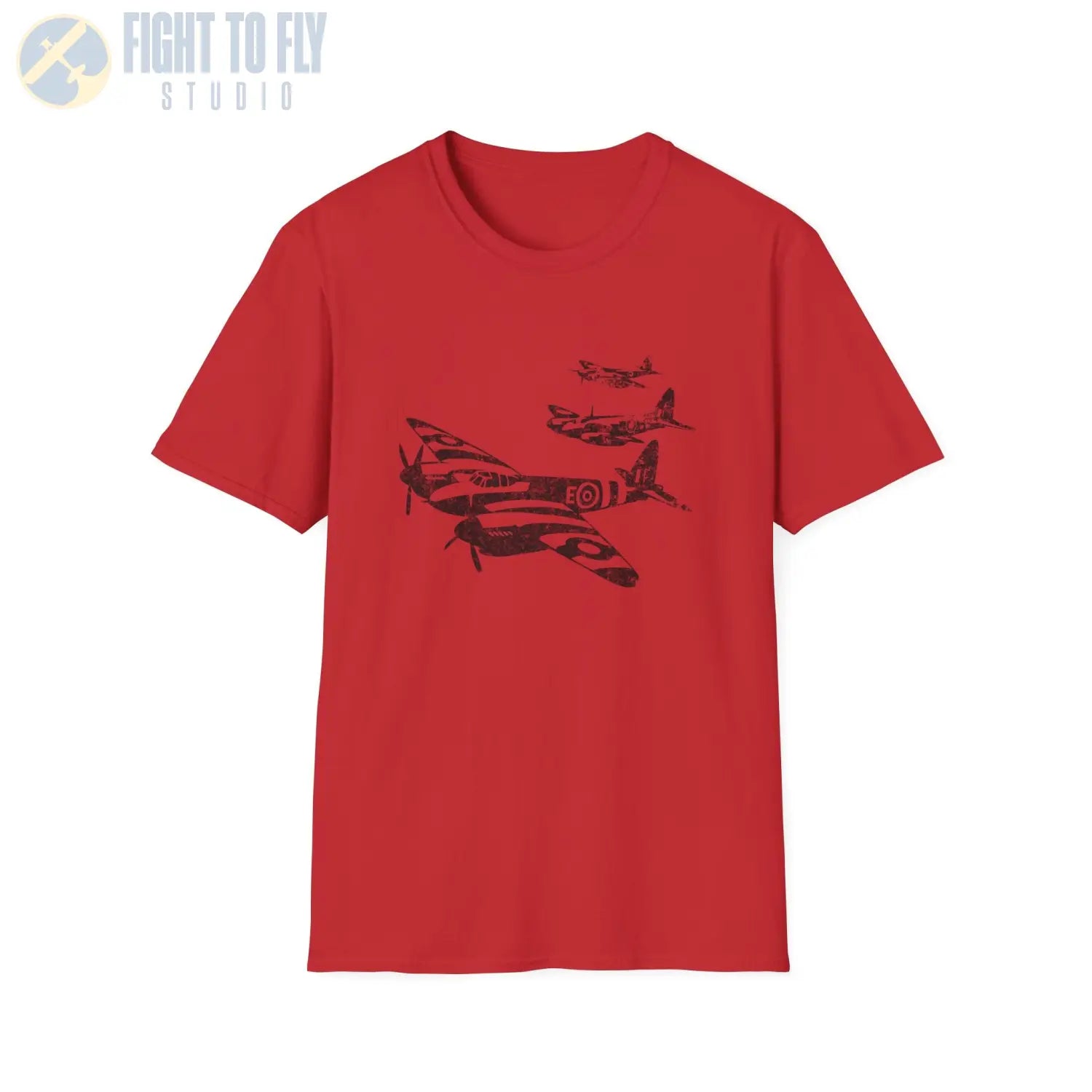 De Havilland Mosquito “Triple Formation” WWII T-Shirt - Pilot gifts - warbird t-shirt