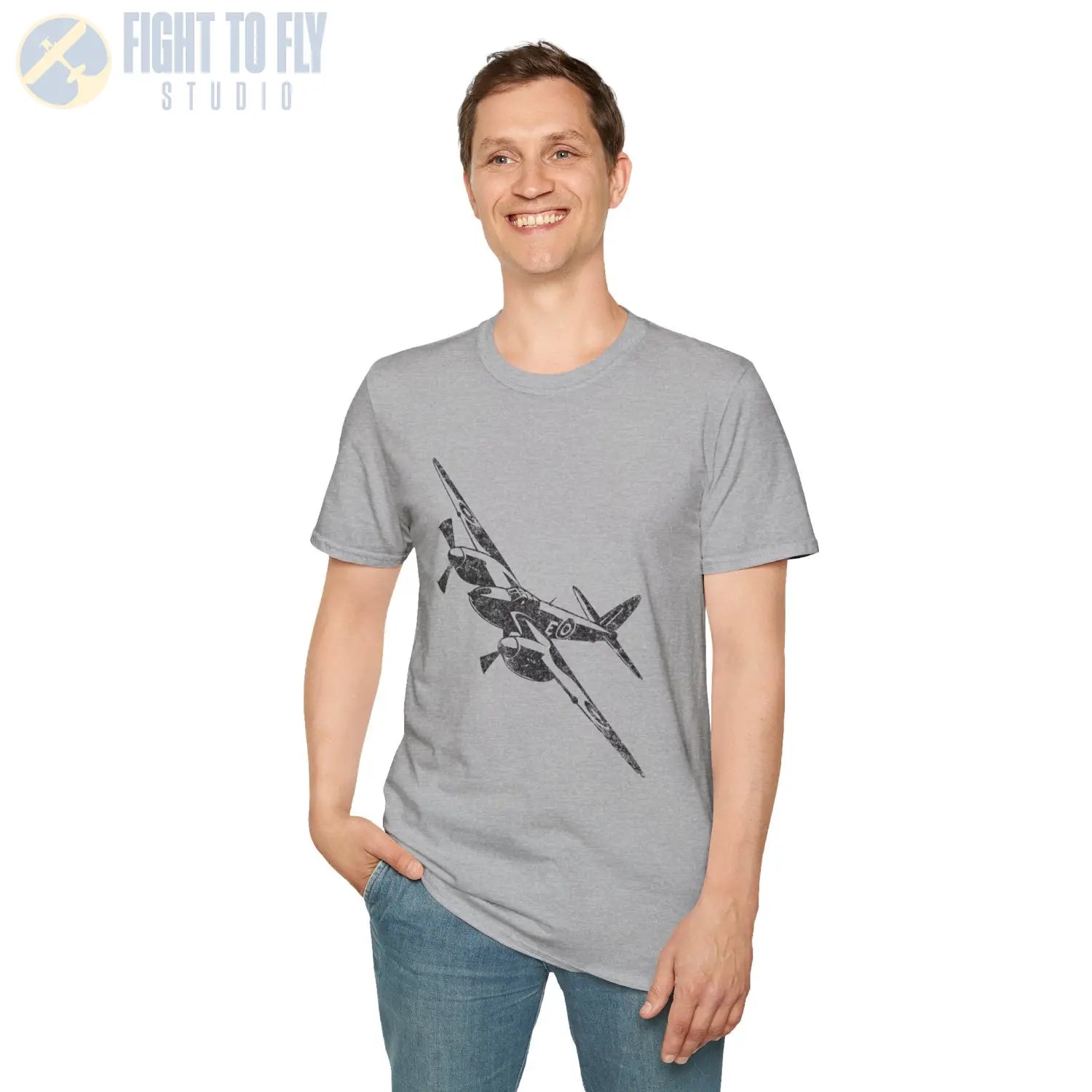 De Havilland Mosquito “Wooden Wonder” WWII T-Shirt - Pilot gifts - warbird t-shirt