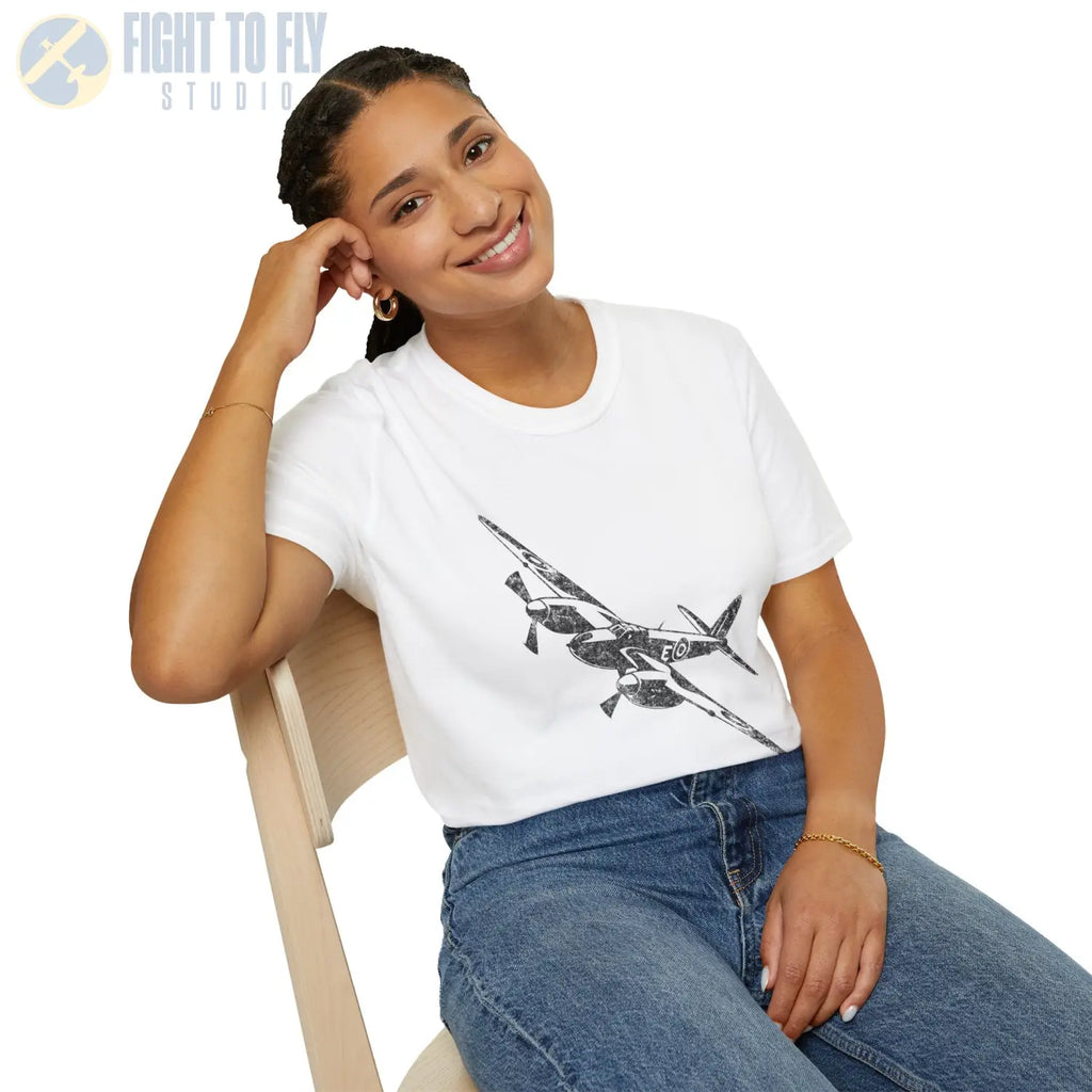 De Havilland Mosquito “Wooden Wonder” WWII T-Shirt - Pilot gifts - warbird t-shirt
