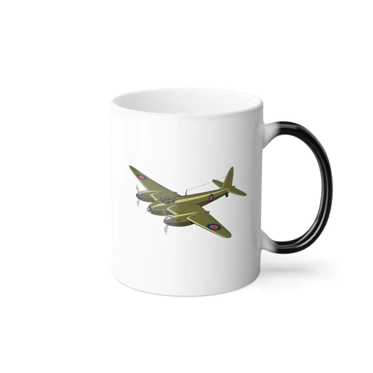 de Havilland Mosquito – WWII Aircraft Mug (Color Changing) - Pilot gifts - warbird t-shirt