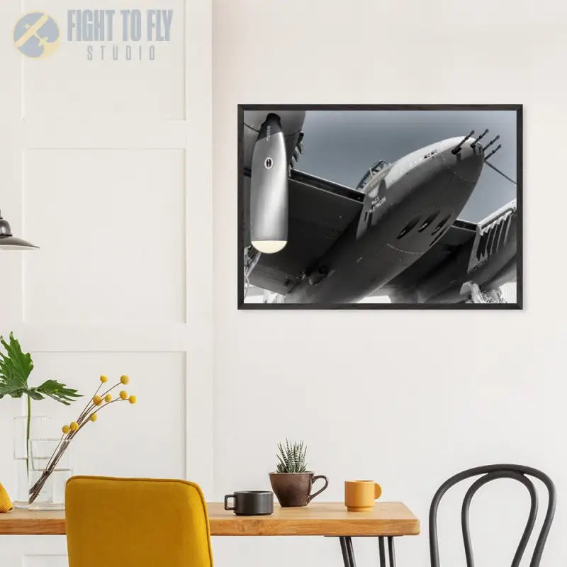 Dead Ahead: Mosquito Nose and Forward Armament - Print Material - Gifts for pilots - Aviation apparel