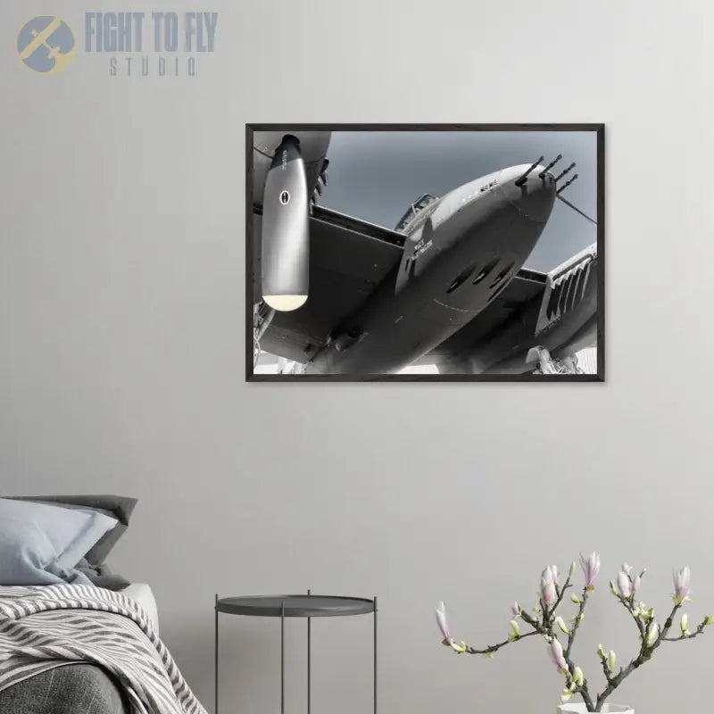 Dead Ahead: Mosquito Nose and Forward Armament - Print Material - Gifts for pilots - Aviation apparel