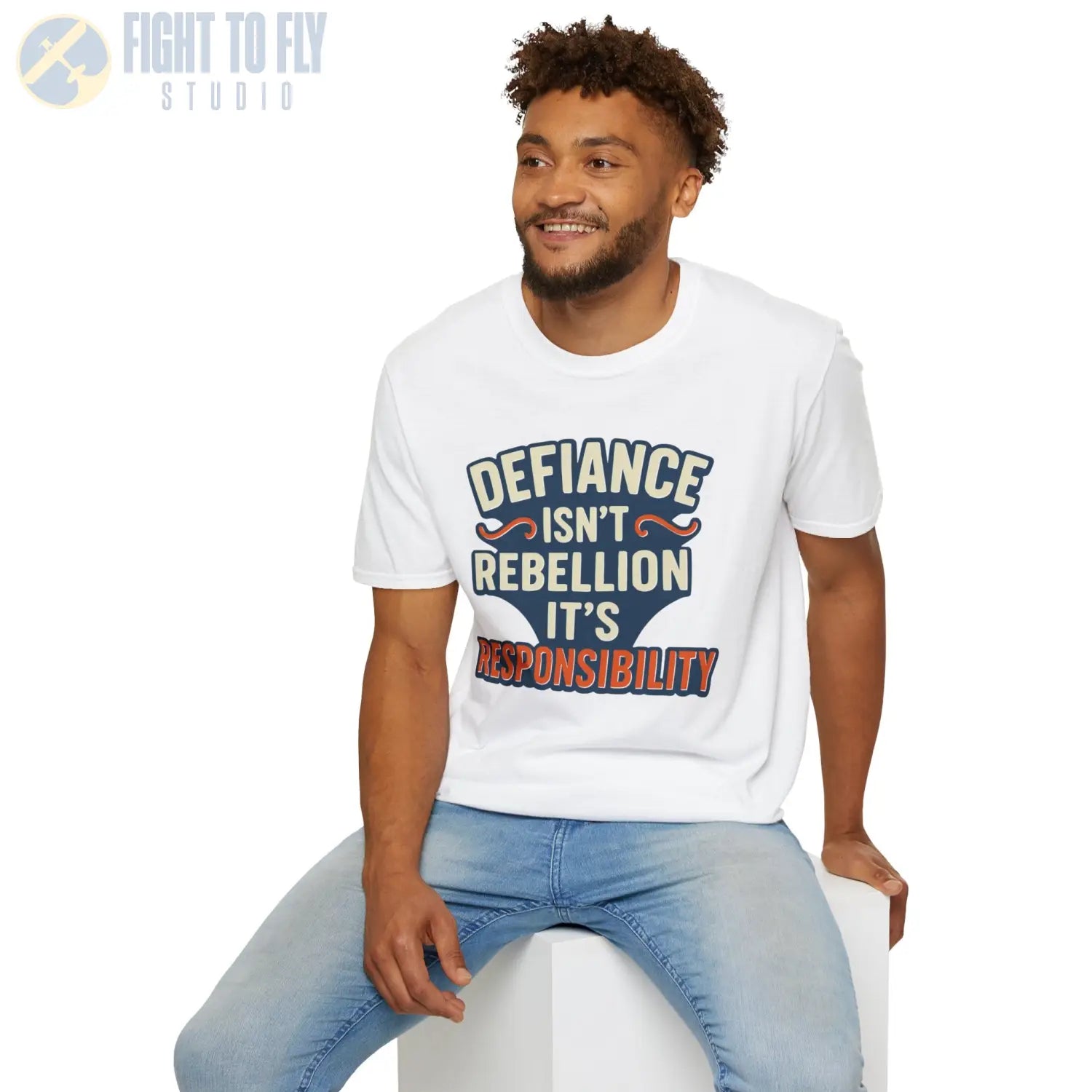 Defiance Isn’t Rebellion – It’s Responsibility - T-Shirt - Pilot gifts - WWII warbird t-shirt