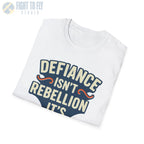 Defiance Isn’t Rebellion – It’s Responsibility - T-Shirt - Pilot gifts - WWII warbird t-shirt