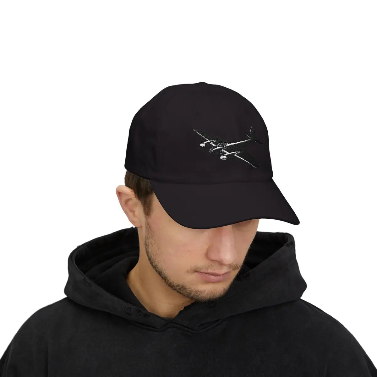 deHavilland Dh.98 Mosquito - Black - Hats - Pilot gifts - WWII warbird t-shirt