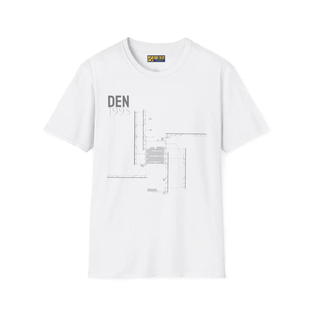 DEN Denver International 1995 - Tee - T-Shirt - Pilot gifts - WWII warbird t-shirt