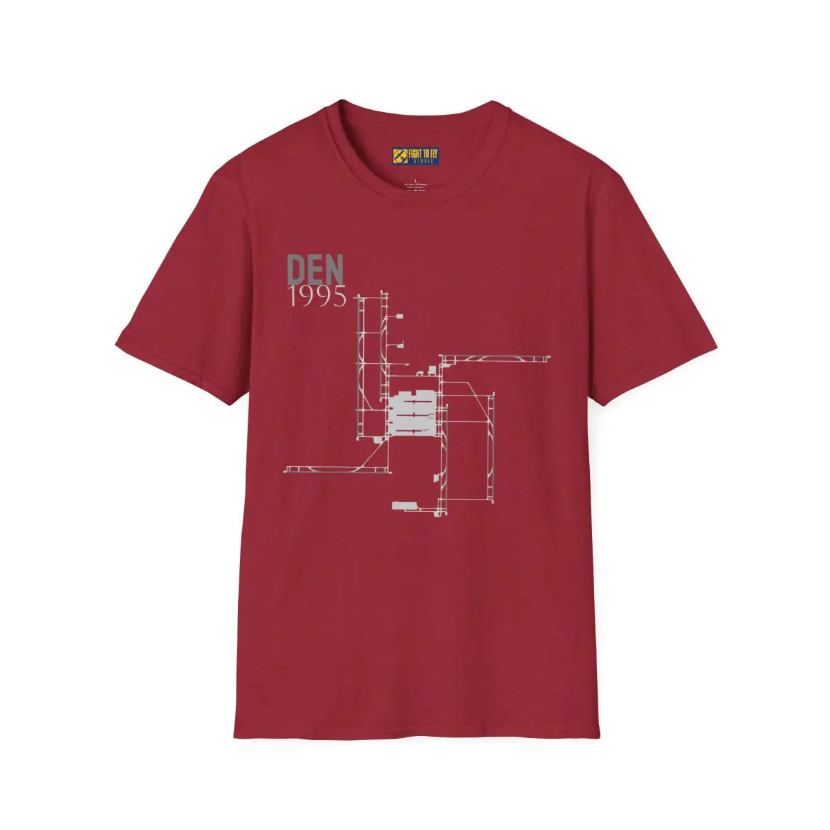 DEN Denver International 1995 - Tee - T-Shirt - Pilot gifts - WWII warbird t-shirt