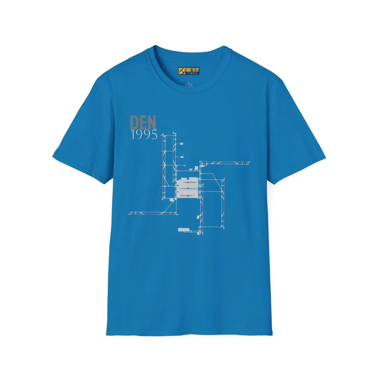 DEN Denver International 1995 - Tee - T-Shirt - Pilot gifts - WWII warbird t-shirt