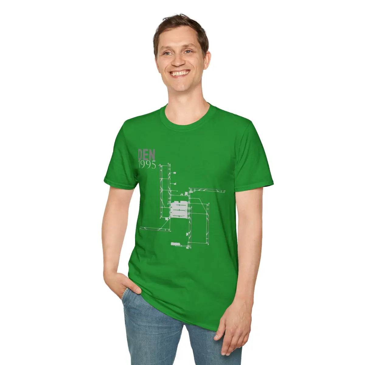 DEN Denver International 1995 - Tee - T-Shirt - Gifts for pilots - Aviation apparel