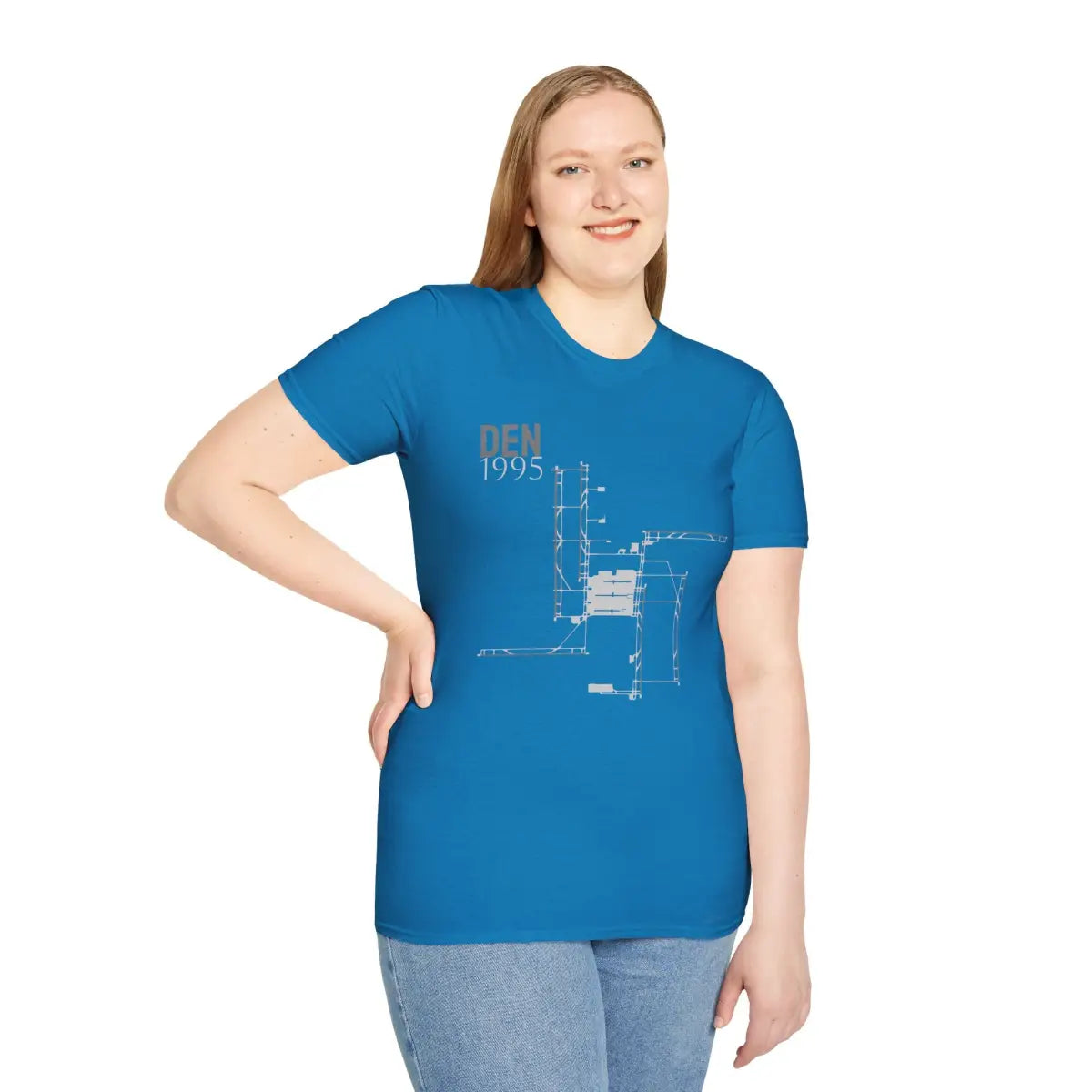 DEN Denver International 1995 - Tee - T-Shirt - Pilot gifts - WWII warbird t-shirt