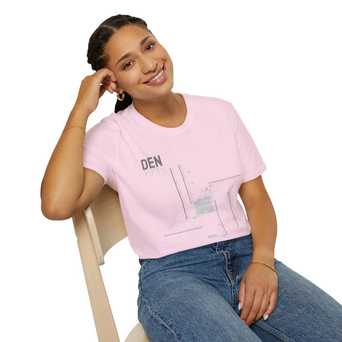 DEN Denver International 1995 - Tee - T-Shirt - Gifts for pilots - Aviation apparel