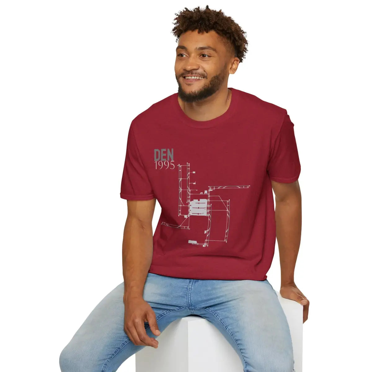 DEN Denver International 1995 - Tee - T-Shirt - Gifts for pilots - Aviation apparel