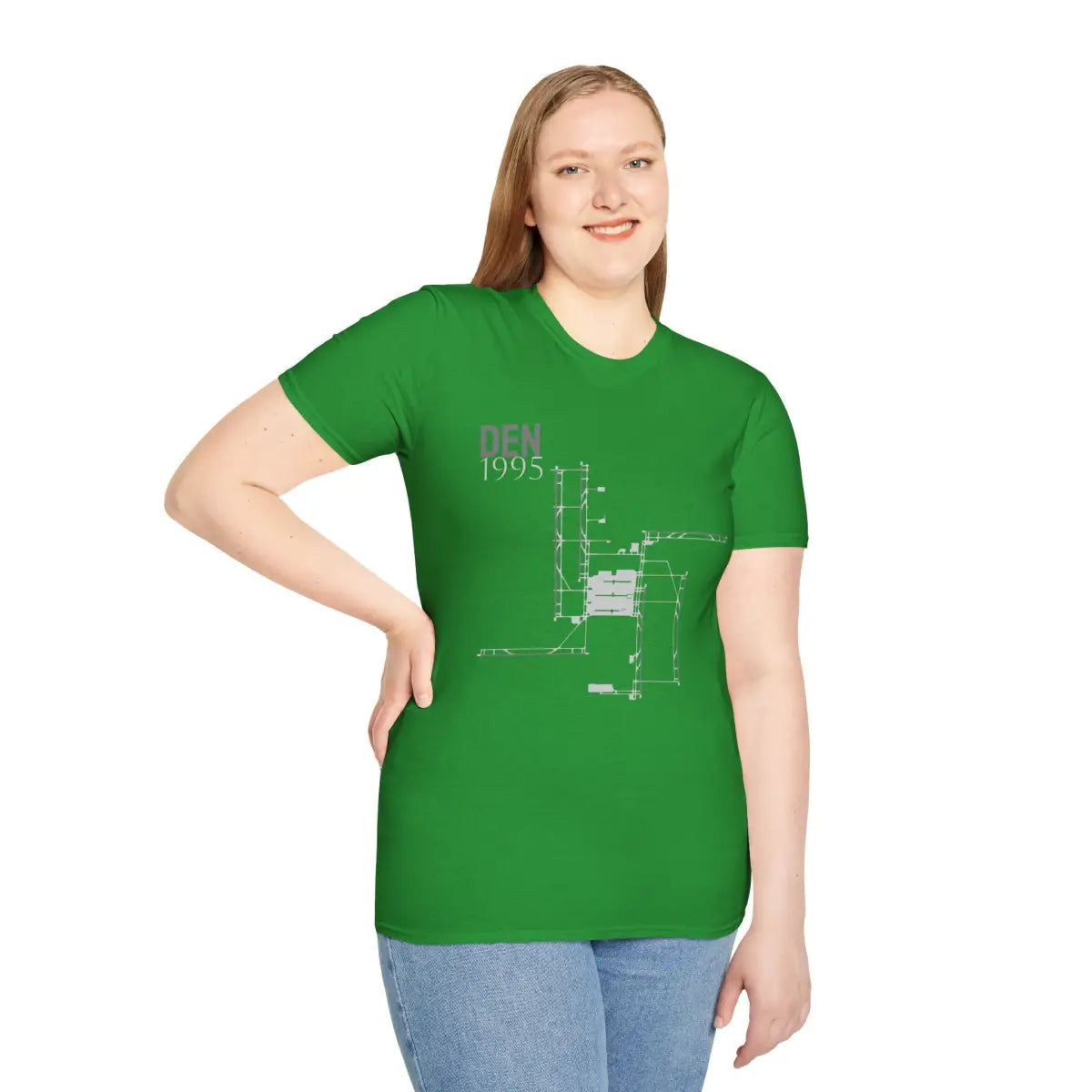 DEN Denver International 1995 - Tee - T-Shirt - Gifts for pilots - Aviation apparel