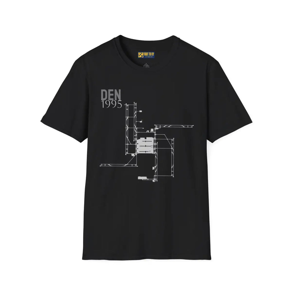 DEN Denver International 1995 - Tee - T-Shirt - Pilot gifts - WWII warbird t-shirt