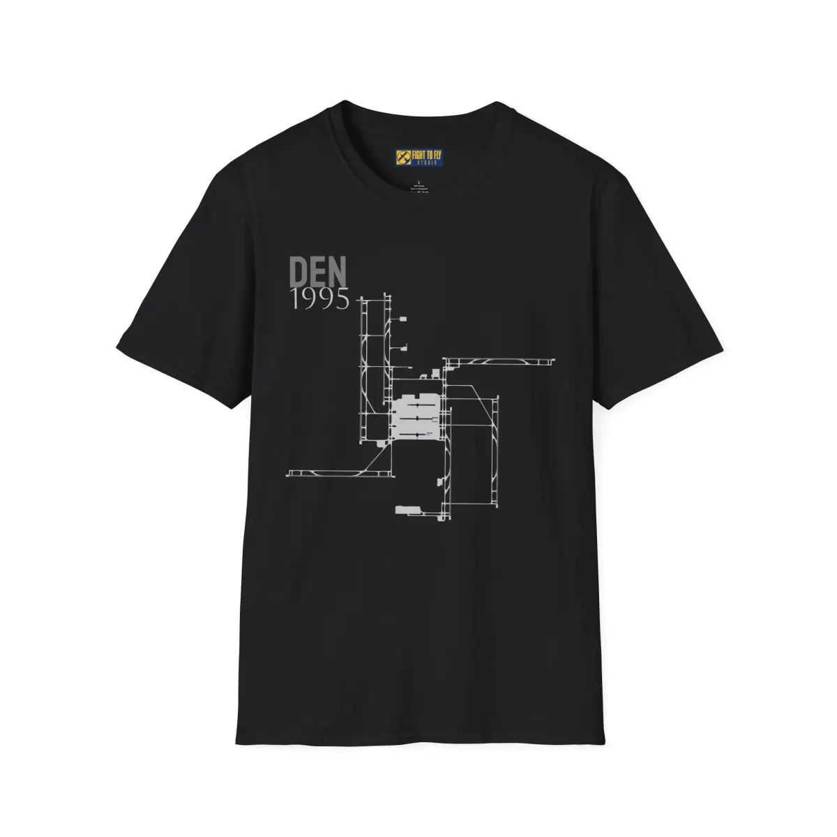 DEN Denver International 1995 - Tee - T-Shirt - Pilot gifts - WWII warbird t-shirt
