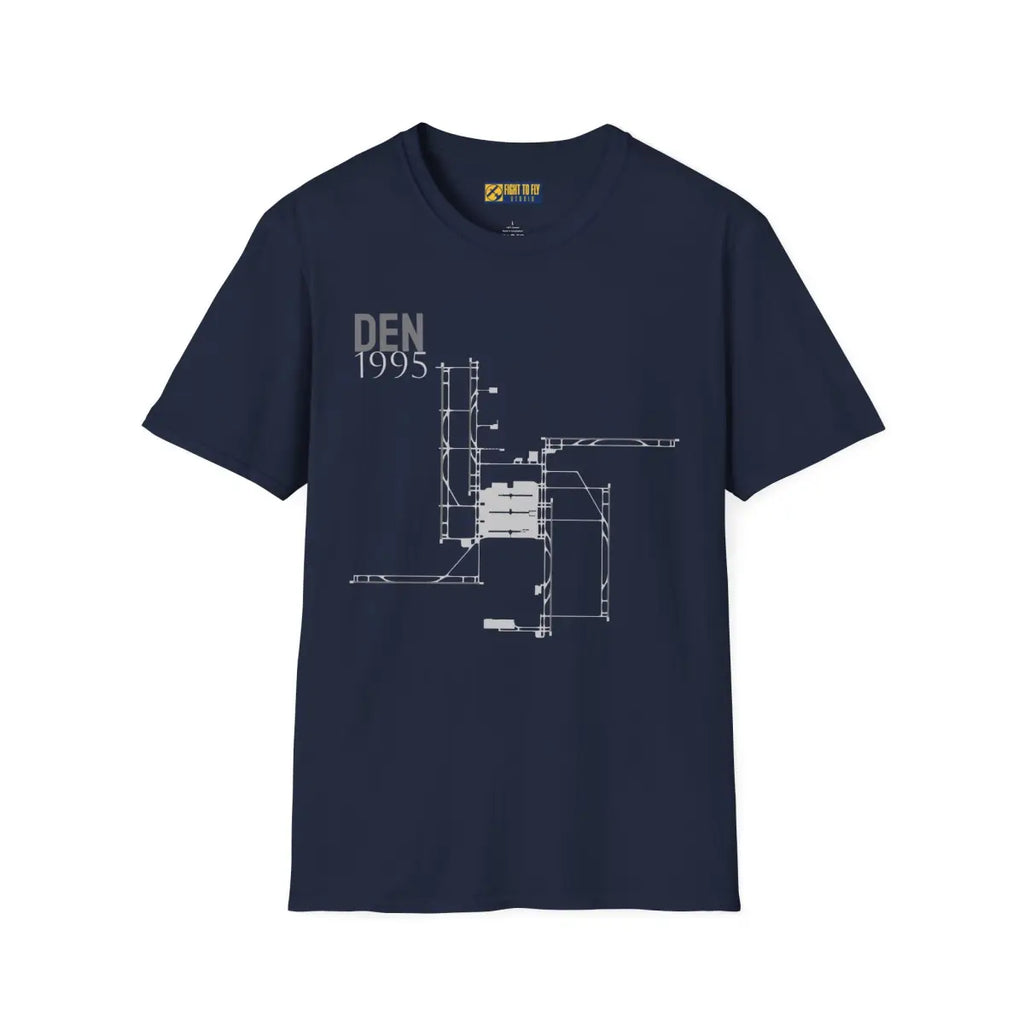 DEN Denver International 1995 - Tee - T-Shirt - Gifts for pilots - Aviation apparel
