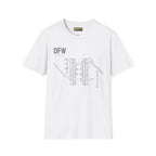 DFW Dallas/Fort Worth International - 1974 - Tee - T-Shirt - Pilot gifts - WWII warbird t-shirt