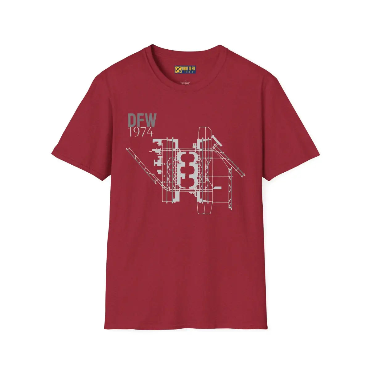 DFW Dallas/Fort Worth International - 1974 - Tee - T-Shirt - Gifts for pilots - Aviation apparel