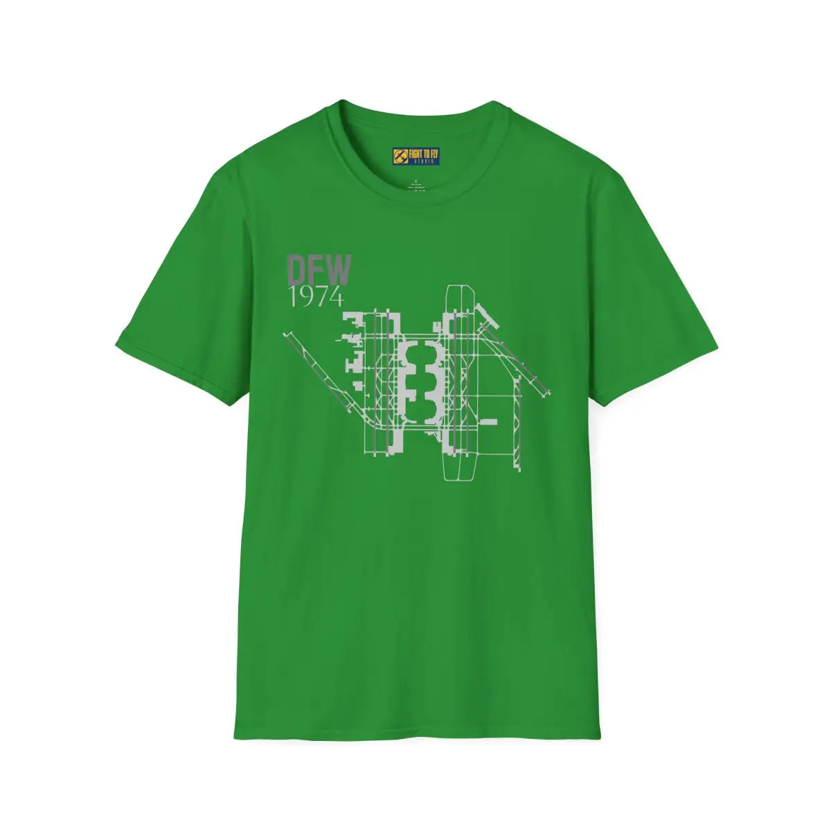 DFW Dallas/Fort Worth International - 1974 - Tee - T-Shirt - Gifts for pilots - Aviation apparel