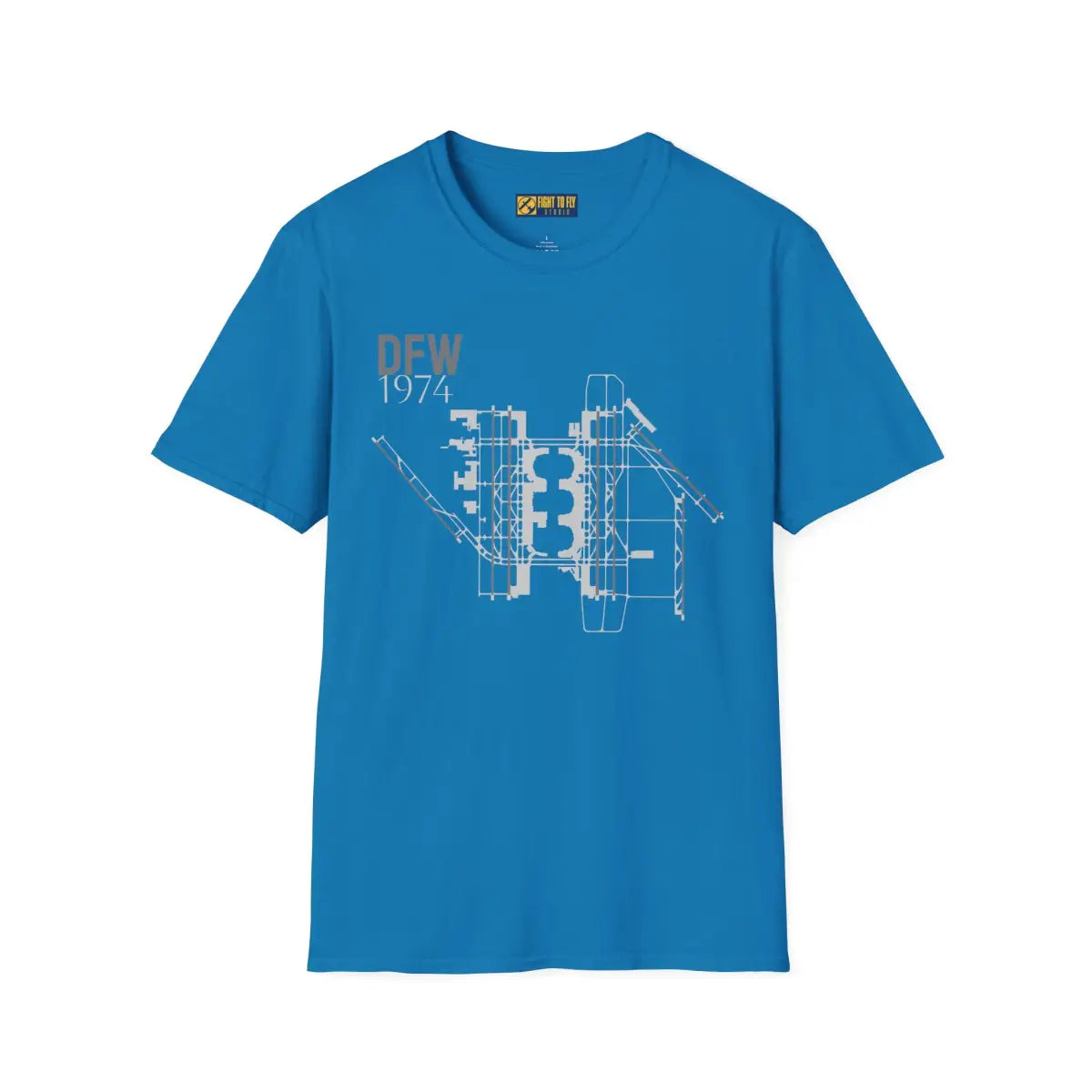 DFW Dallas/Fort Worth International - 1974 - Tee - T-Shirt - Gifts for pilots - Aviation apparel