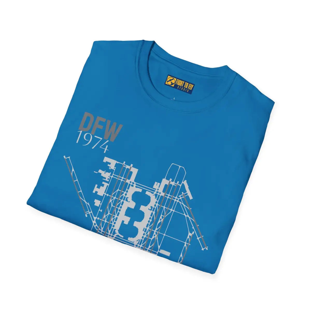 DFW Dallas/Fort Worth International - 1974 - Tee - T-Shirt - Gifts for pilots - Aviation apparel