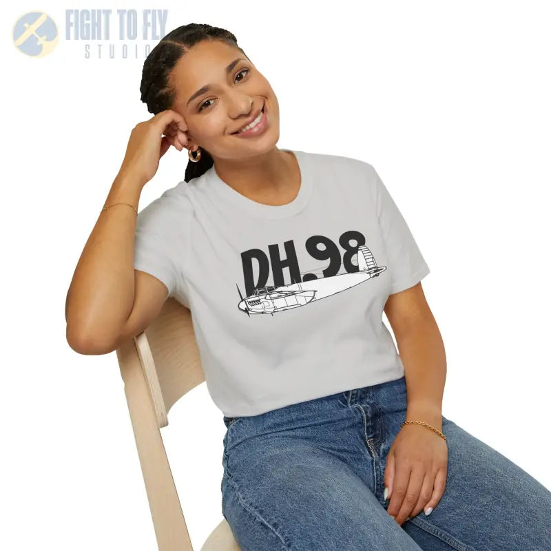Dh.98 Mosquito Side Profile T-Shirt - Pilot gifts - WWII warbird t-shirt