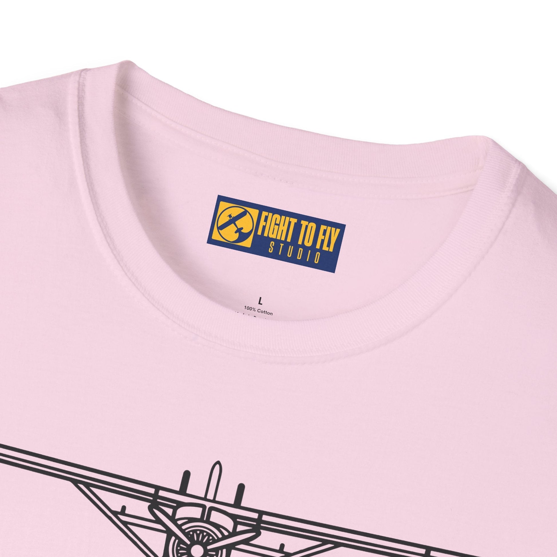 DHC-2 Beaver on Floats Front View T-Shirt – Bush Plane Floatplane Tee - Pilot gifts - WWII warbird t-shirt