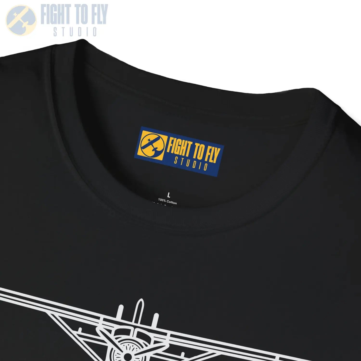 DHC-2 Beaver on Floats Front View T-Shirt - Pilot gifts - WWII warbird t-shirt