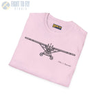 DHC-2 Beaver on Floats Front View T-Shirt - Pilot gifts - WWII warbird t-shirt