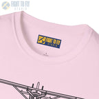 DHC-2 Beaver on Floats Front View T-Shirt - Pilot gifts - WWII warbird t-shirt