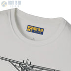 DHC-2 Beaver on Floats Front View T-Shirt - Pilot gifts - WWII warbird t-shirt
