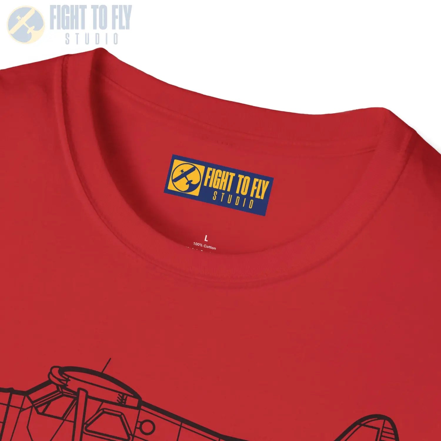 DHC-2 Beaver on Floats Side View T-Shirt - Pilot gifts - WWII warbird t-shirt