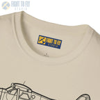 DHC-2 Beaver on Floats Side View T-Shirt - Pilot gifts - WWII warbird t-shirt