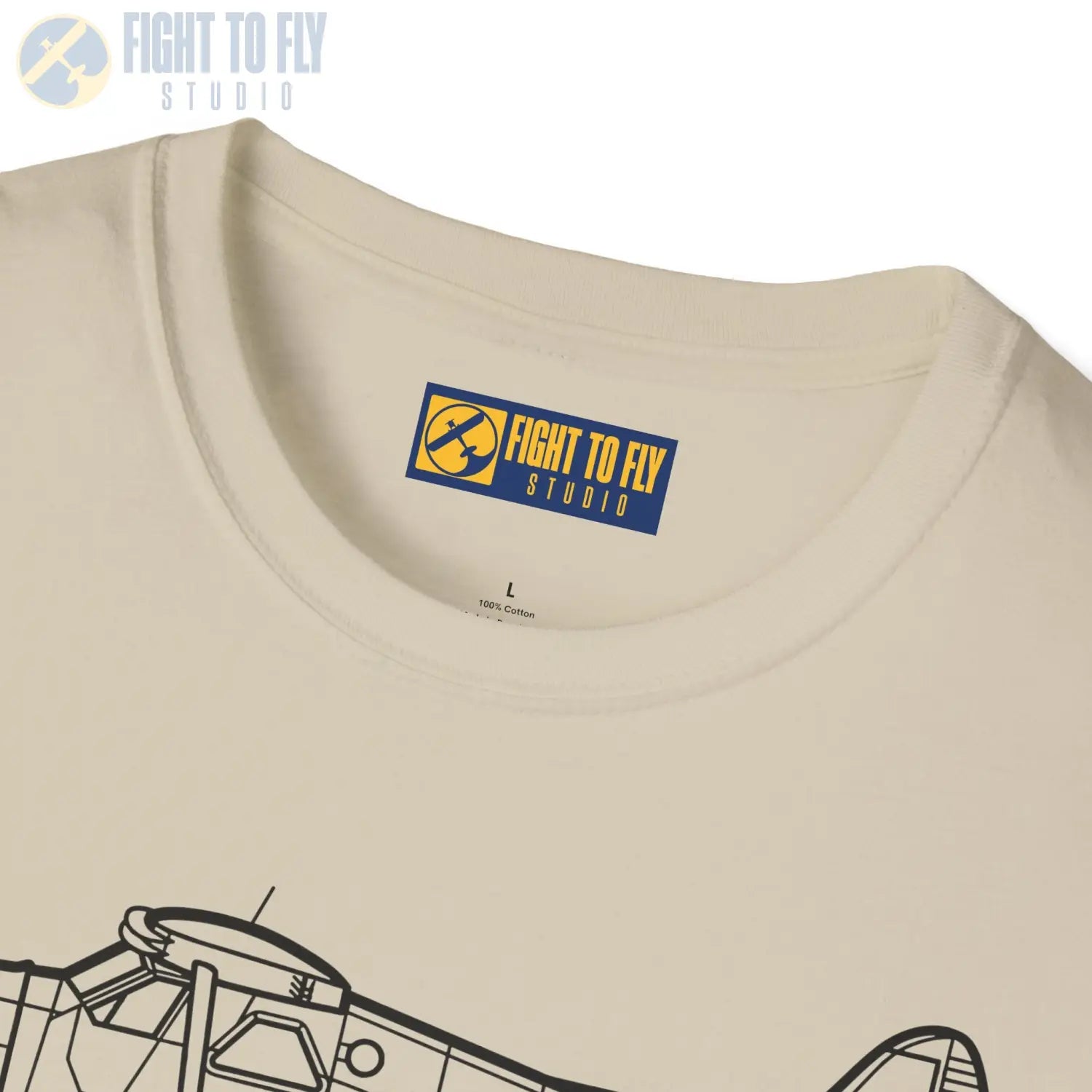 DHC-2 Beaver on Floats Side View T-Shirt - Pilot gifts - WWII warbird t-shirt