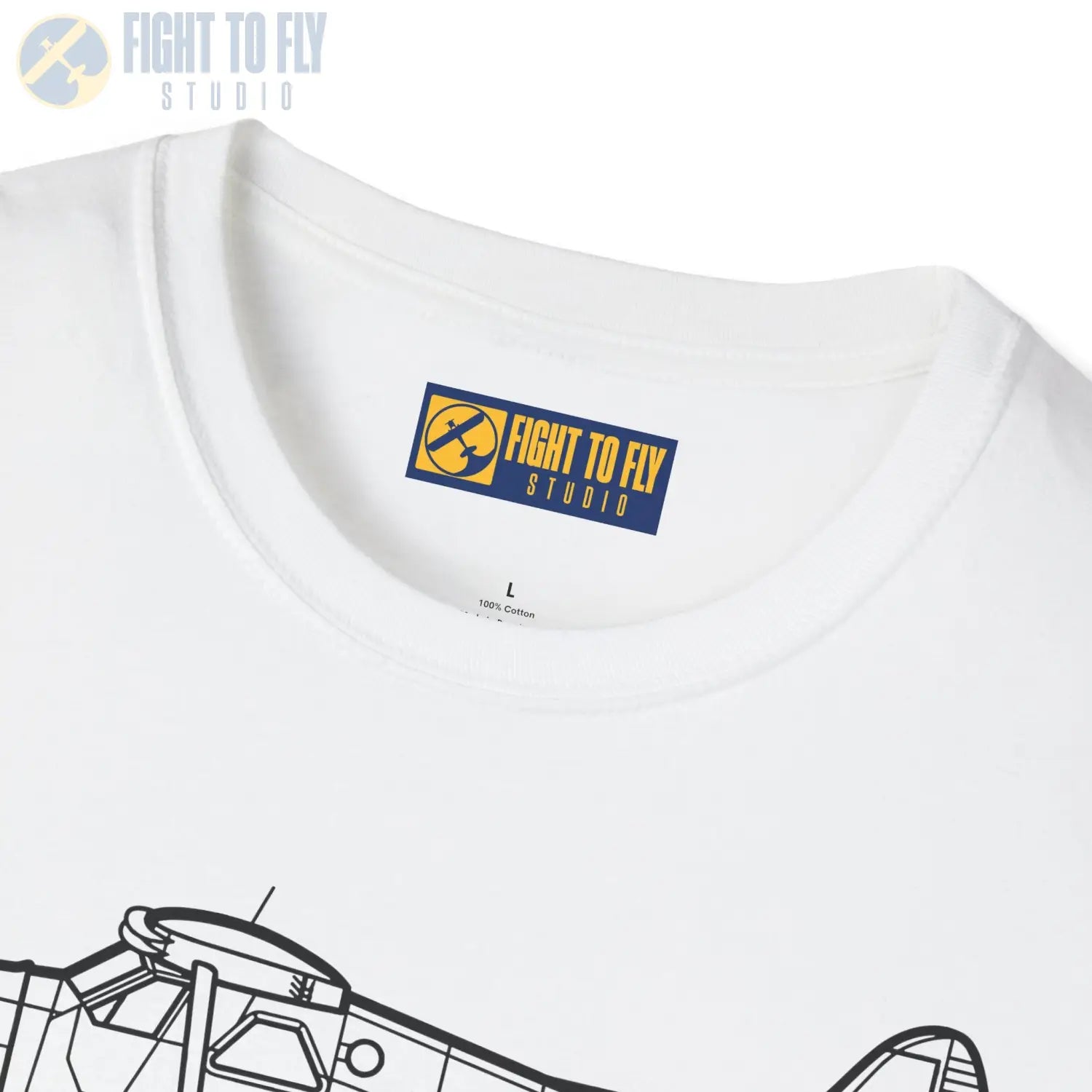 DHC-2 Beaver on Floats Side View T-Shirt - Pilot gifts - WWII warbird t-shirt