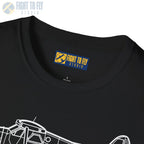 DHC-2 Beaver on Floats Side View T-Shirt - Pilot gifts - WWII warbird t-shirt
