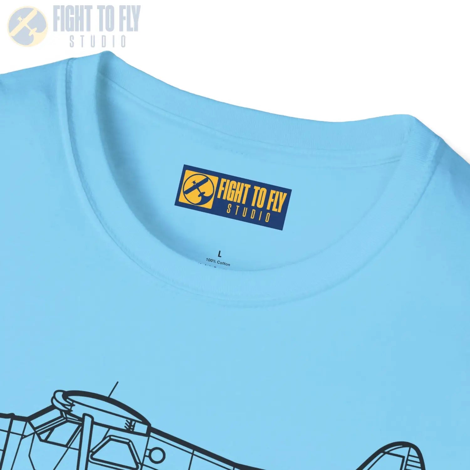 DHC-2 Beaver on Floats Side View T-Shirt - Pilot gifts - WWII warbird t-shirt