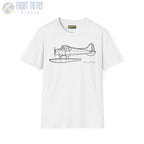 DHC-2 Beaver on Floats Side View T-Shirt - Pilot gifts - WWII warbird t-shirt