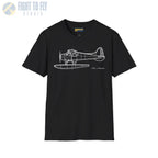 DHC-2 Beaver on Floats Side View T-Shirt - Pilot gifts - WWII warbird t-shirt