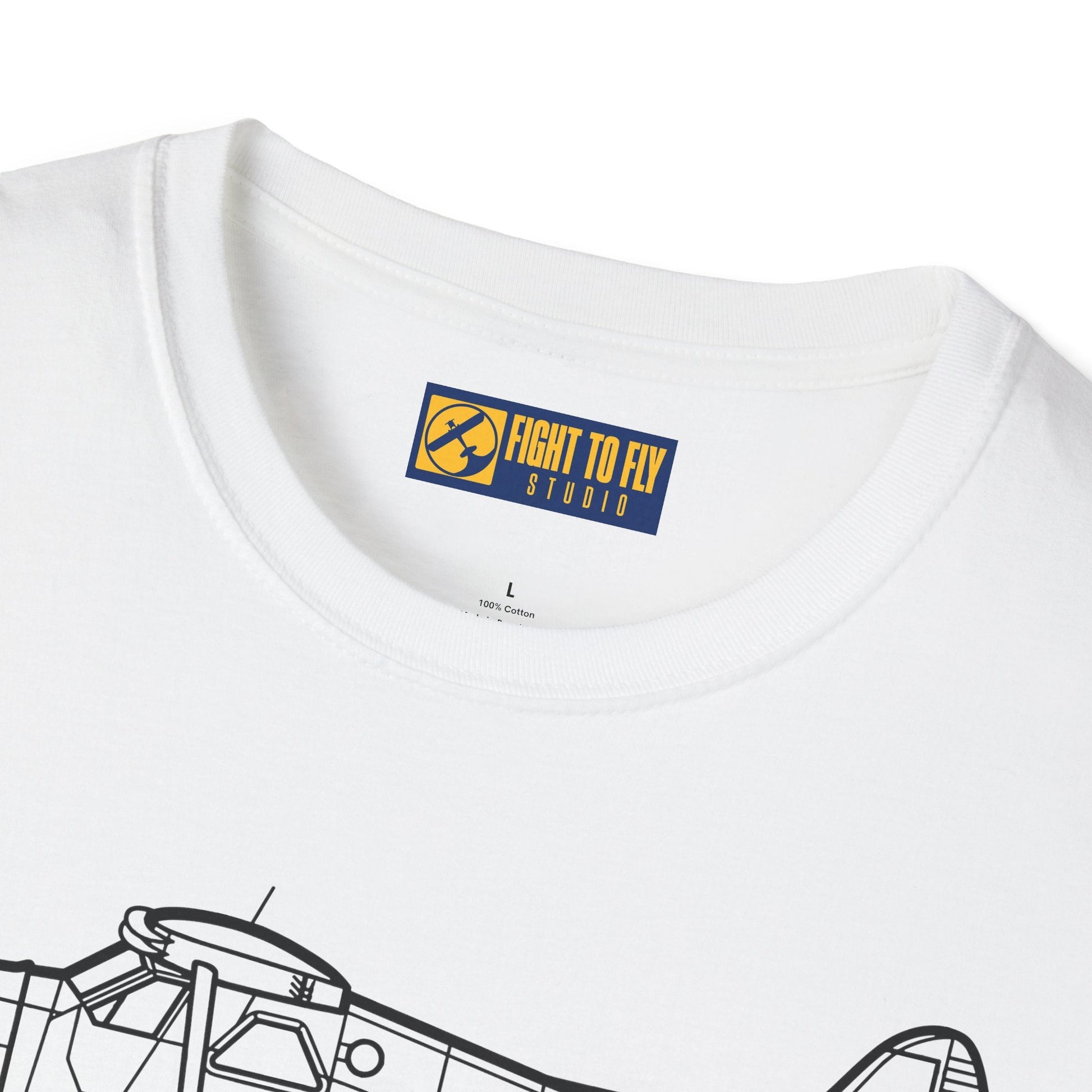 DHC-2 Beaver on Floats Side View T-Shirt – Floatplane Bush Aircraft Tee - Pilot gifts - WWII warbird t-shirt
