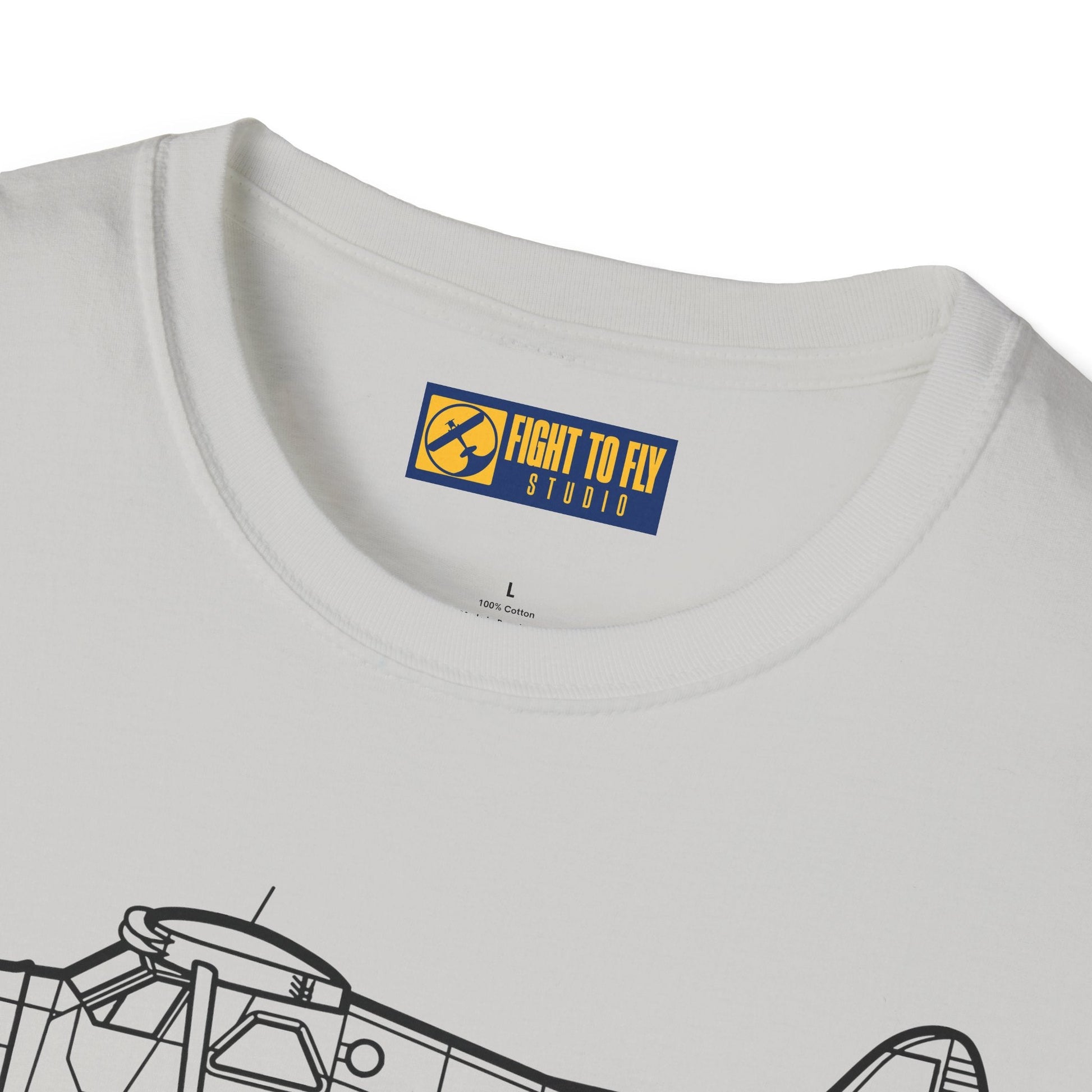 DHC-2 Beaver on Floats Side View T-Shirt – Floatplane Bush Aircraft Tee - Pilot gifts - WWII warbird t-shirt