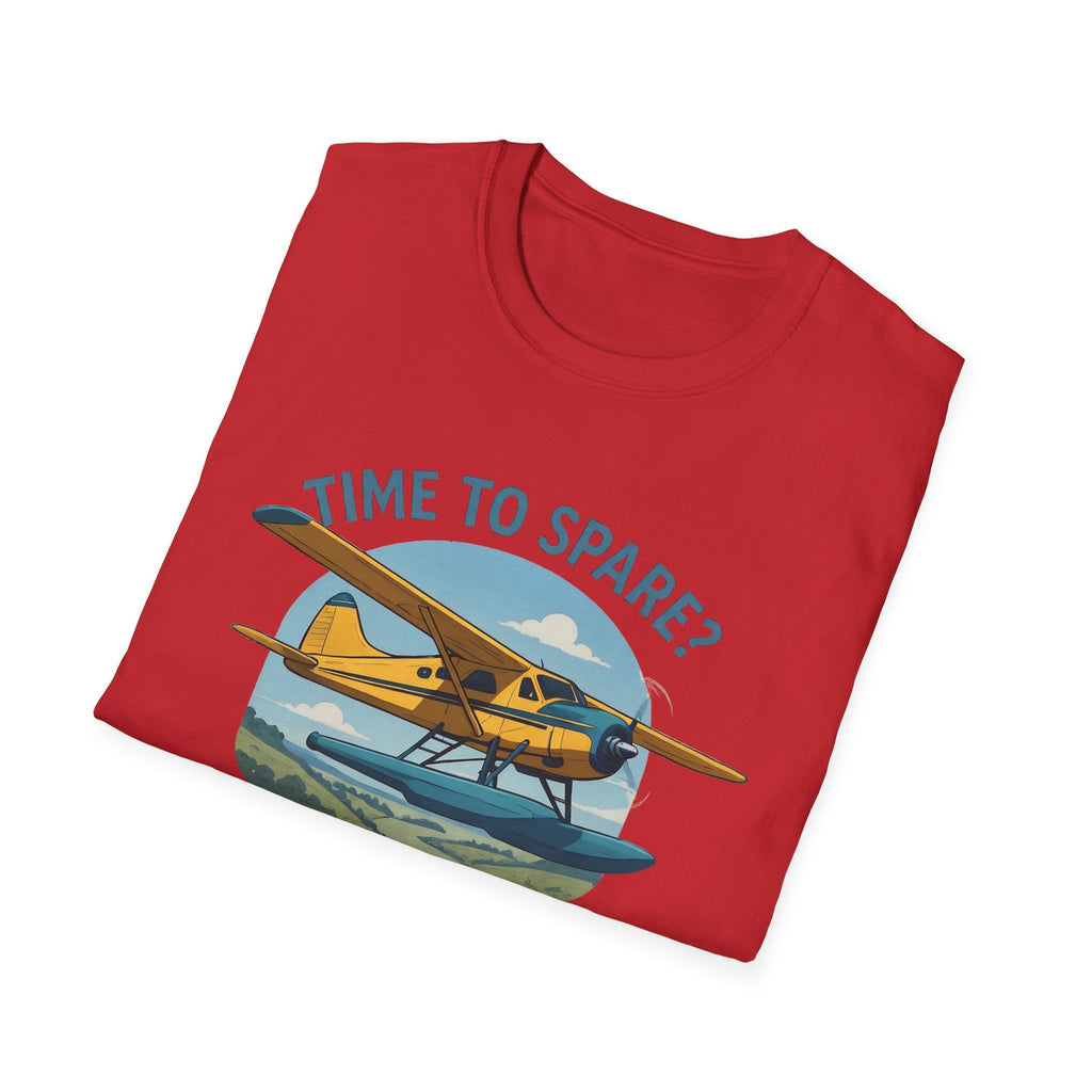 DHC-2 Beaver Premium T-Shirt – “Time to Spare? Go by Air” Floatplane Bush Tee - Pilot gifts - WWII warbird t-shirt
