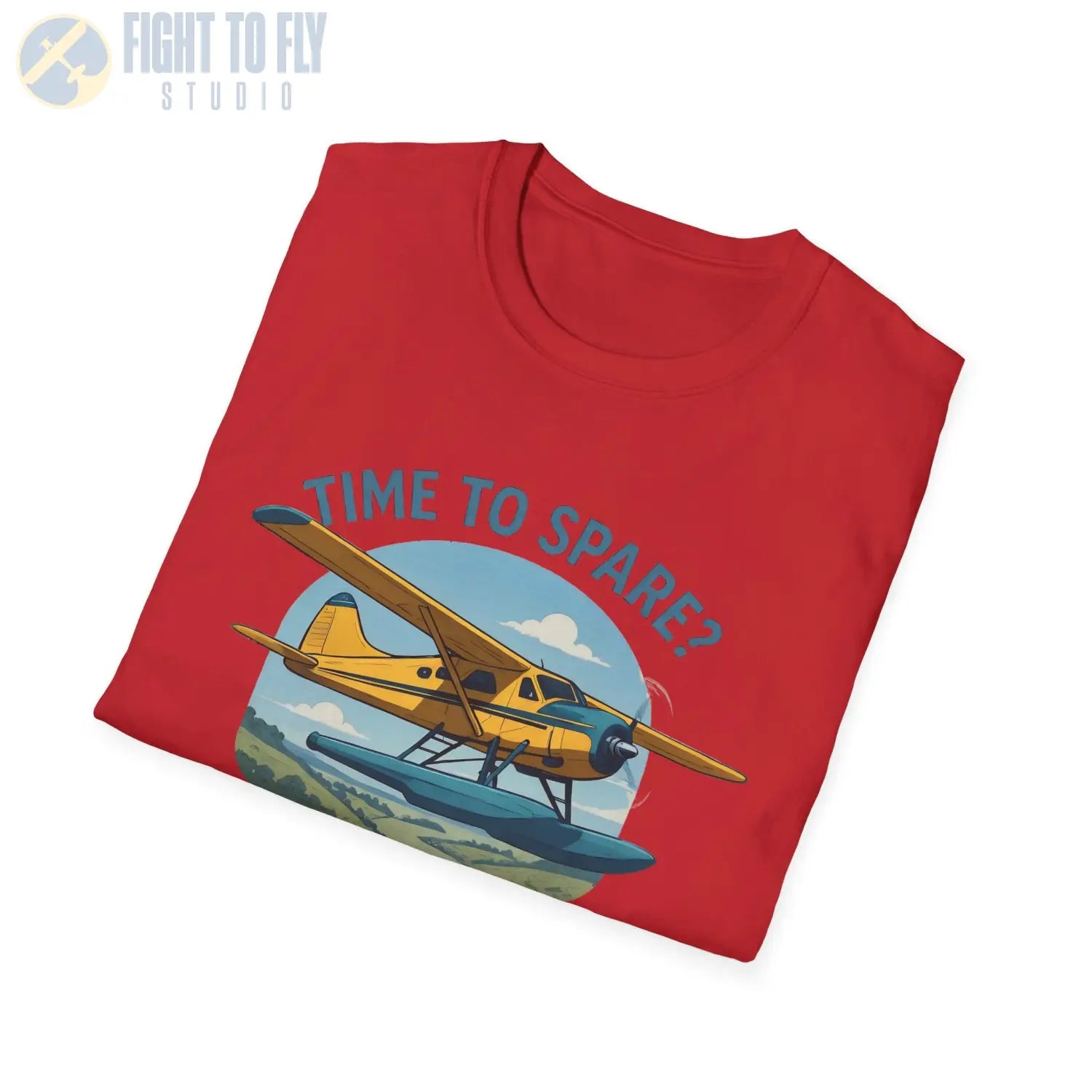 Time to Spare? Go by Air - Beaver - T-Shirt - Pilot gifts - WWII warbird t-shirt