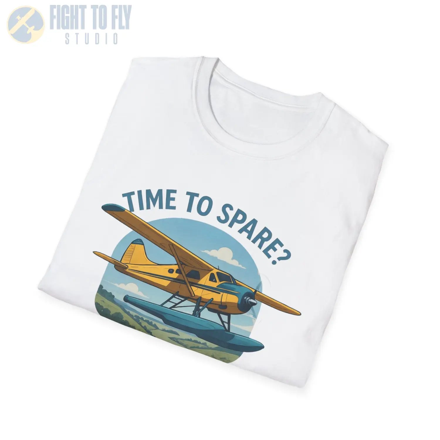 Time to Spare? Go by Air - Beaver - T-Shirt - Pilot gifts - WWII warbird t-shirt